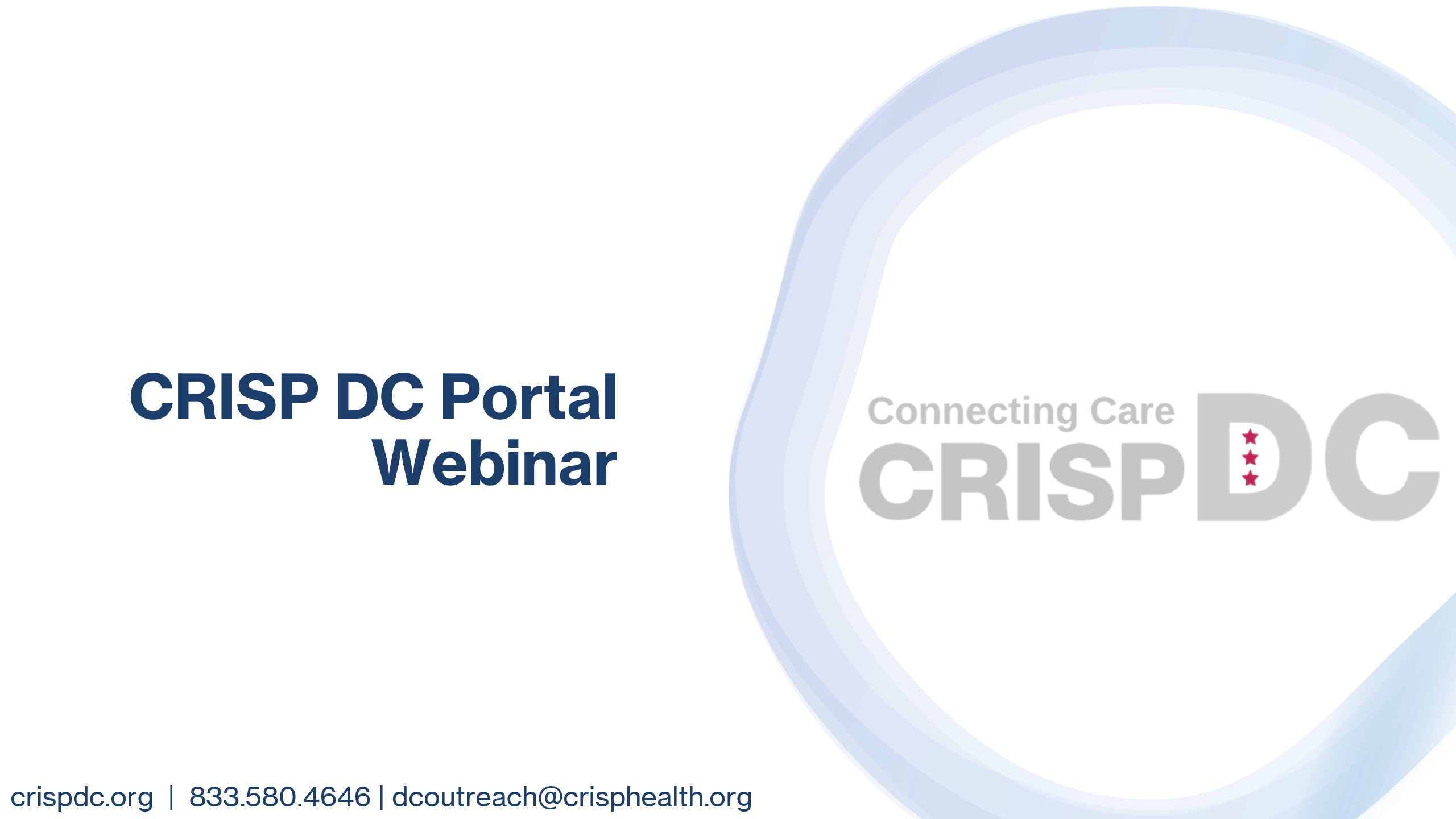 Resources - CRISP DC - DC Designated Health Information Exchange