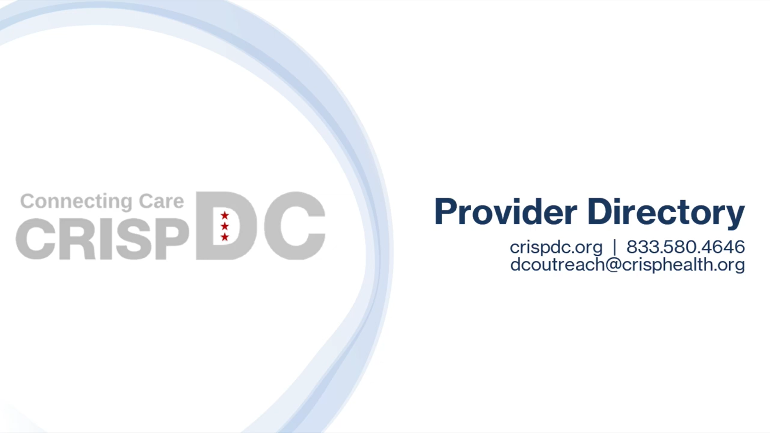 Provider Directory Overview